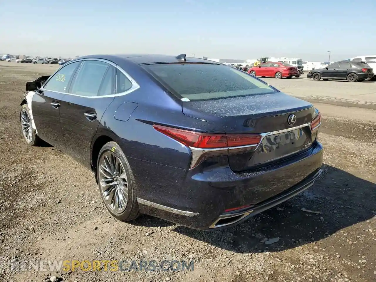 3 Photograph of a damaged car JTHB5LFF2K5009763 LEXUS LS500 2019