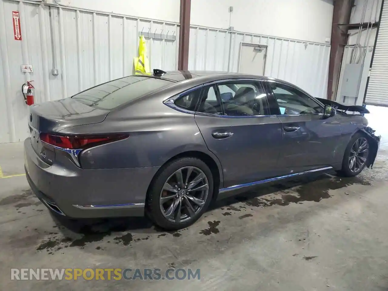 3 Photograph of a damaged car JTHC51FF0K5005655 LEXUS LS500 2019