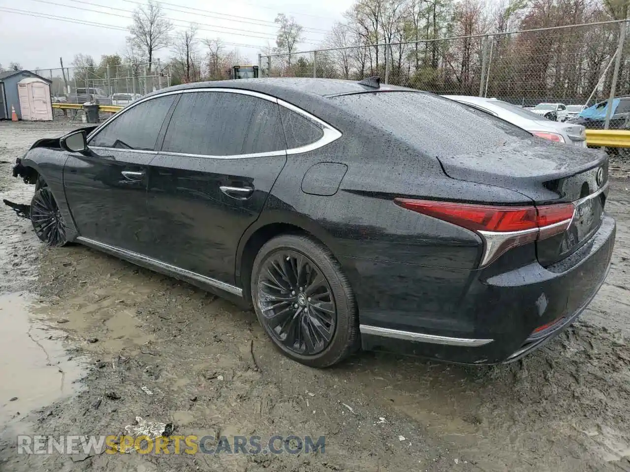 2 Photograph of a damaged car JTHC51FF1K5005423 LEXUS LS500 2019
