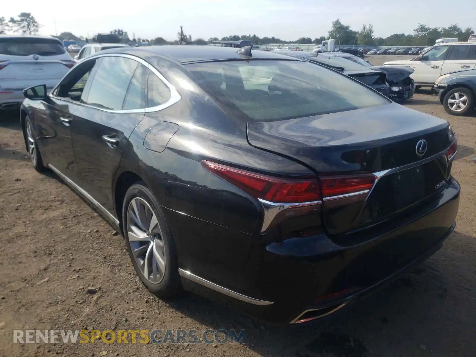 3 Photograph of a damaged car JTHC51FF3K5007125 LEXUS LS500 2019