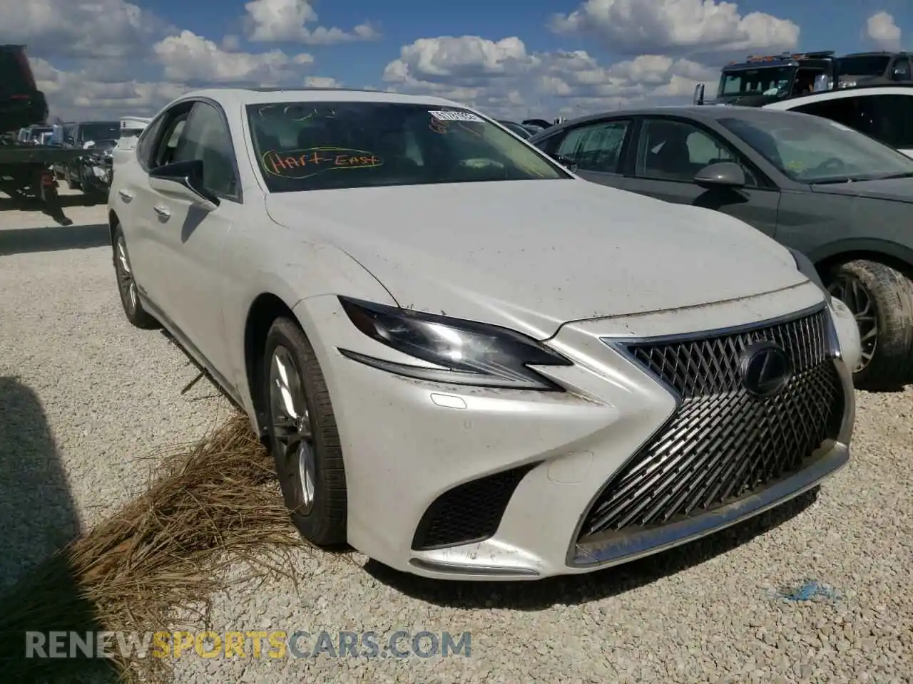 1 Photograph of a damaged car JTHCY1FF9K5001577 LEXUS LS500 2019