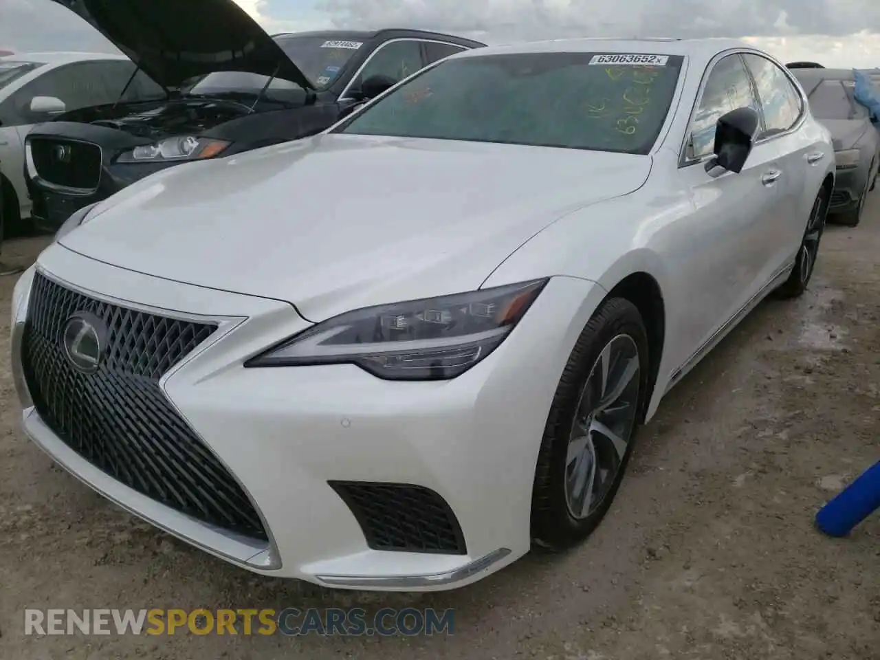 2 Photograph of a damaged car JTHD51FF4M5014883 LEXUS LS500 2021