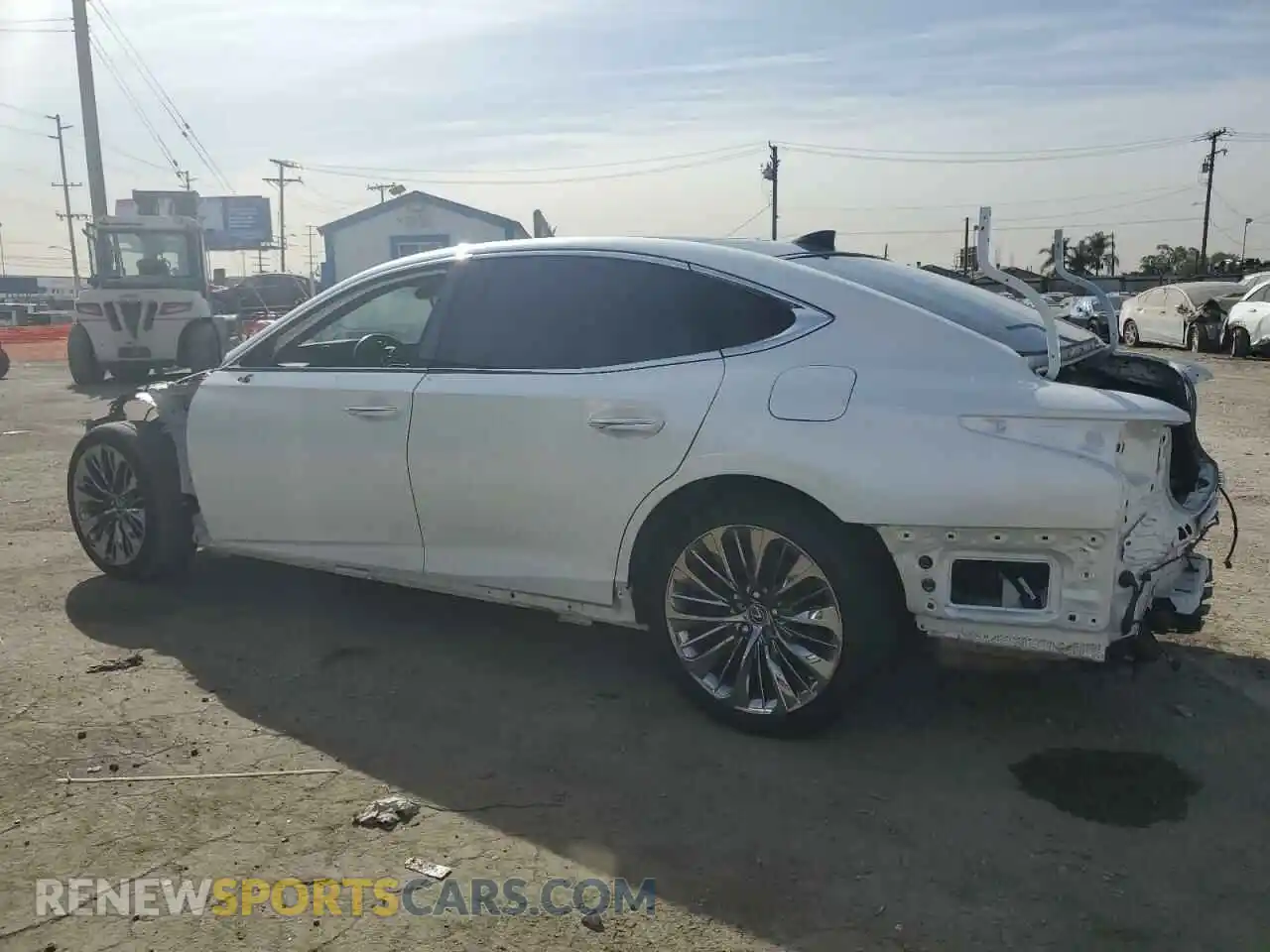 2 Photograph of a damaged car JTHD51FF6M5014500 LEXUS LS500 2021