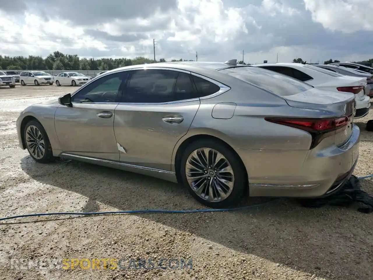 2 Photograph of a damaged car JTHD51FF5N5017406 LEXUS LS500 2022
