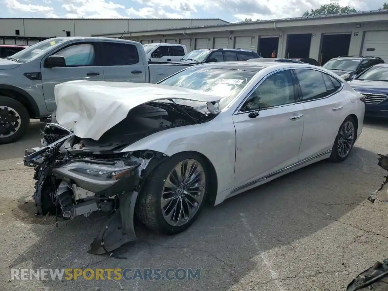 1 Photograph of a damaged car JTHE5LGF3N5010467 LEXUS LS500 2022