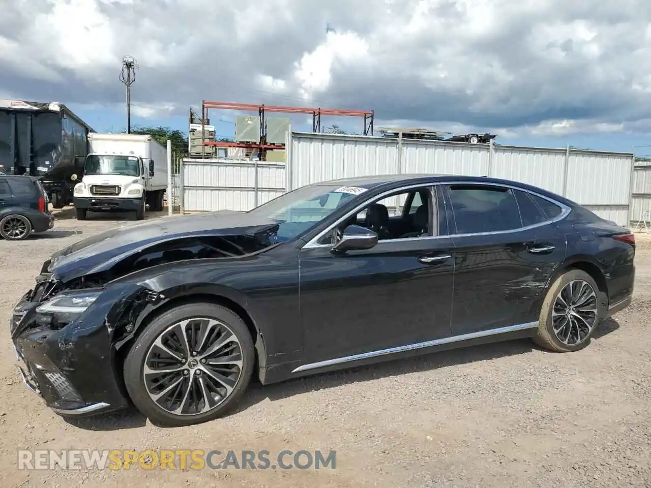 1 Photograph of a damaged car JTHGYLGF1P5002709 LEXUS LS500 2023