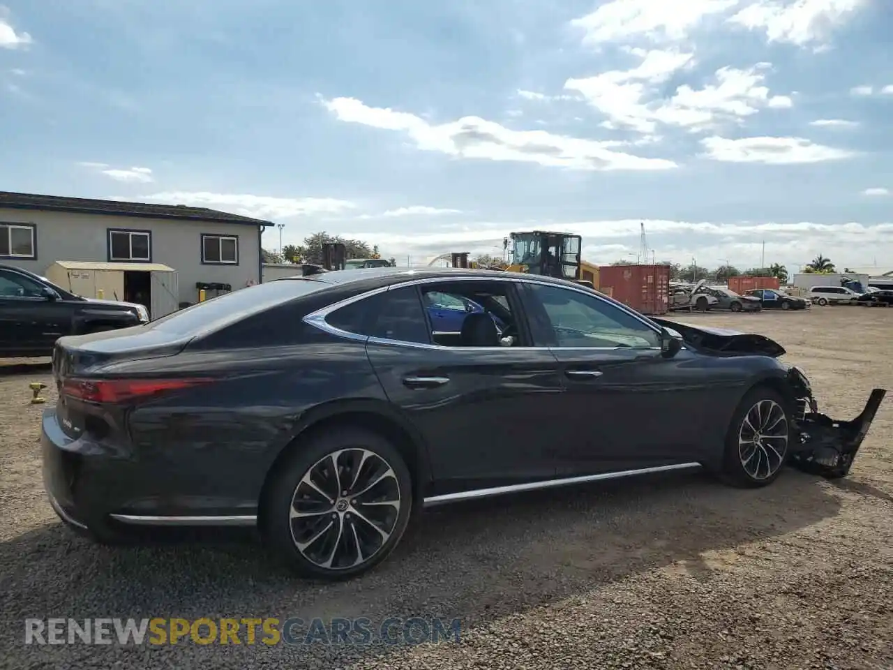 3 Photograph of a damaged car JTHGYLGF1P5002709 LEXUS LS500 2023