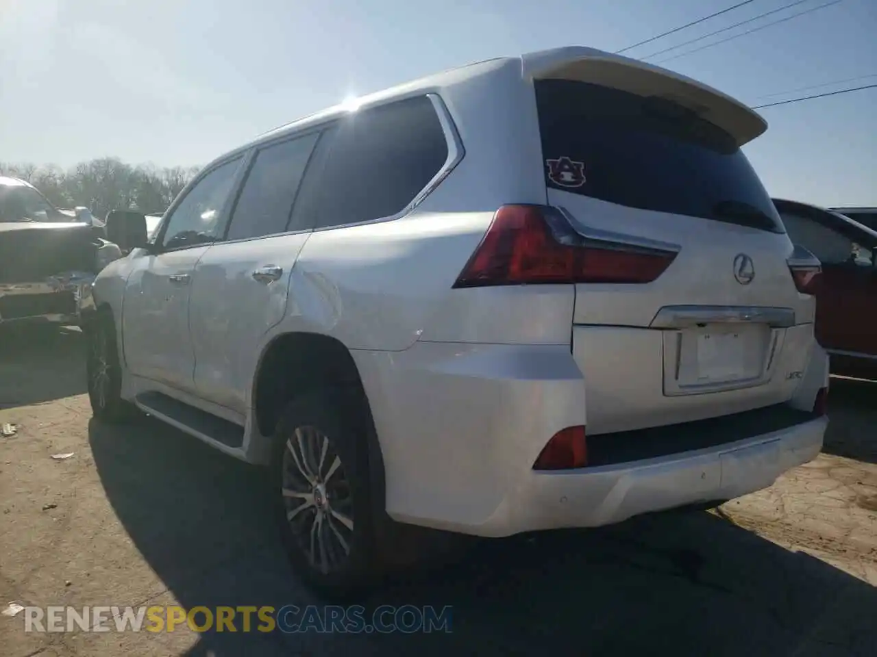 3 Photograph of a damaged car JTJHY7AX9J4264292 LEXUS LX570 2018