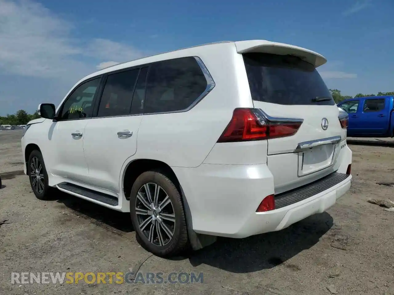 3 Photograph of a damaged car JTJDY7AX1L4312353 LEXUS LX570 2020