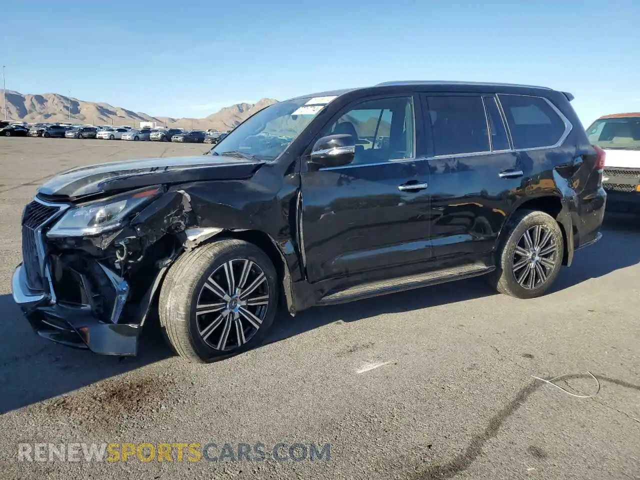 1 Photograph of a damaged car JTJDY7AX1L4332179 LEXUS LX570 2020