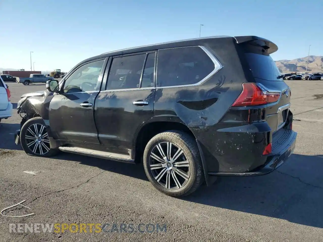 2 Photograph of a damaged car JTJDY7AX1L4332179 LEXUS LX570 2020