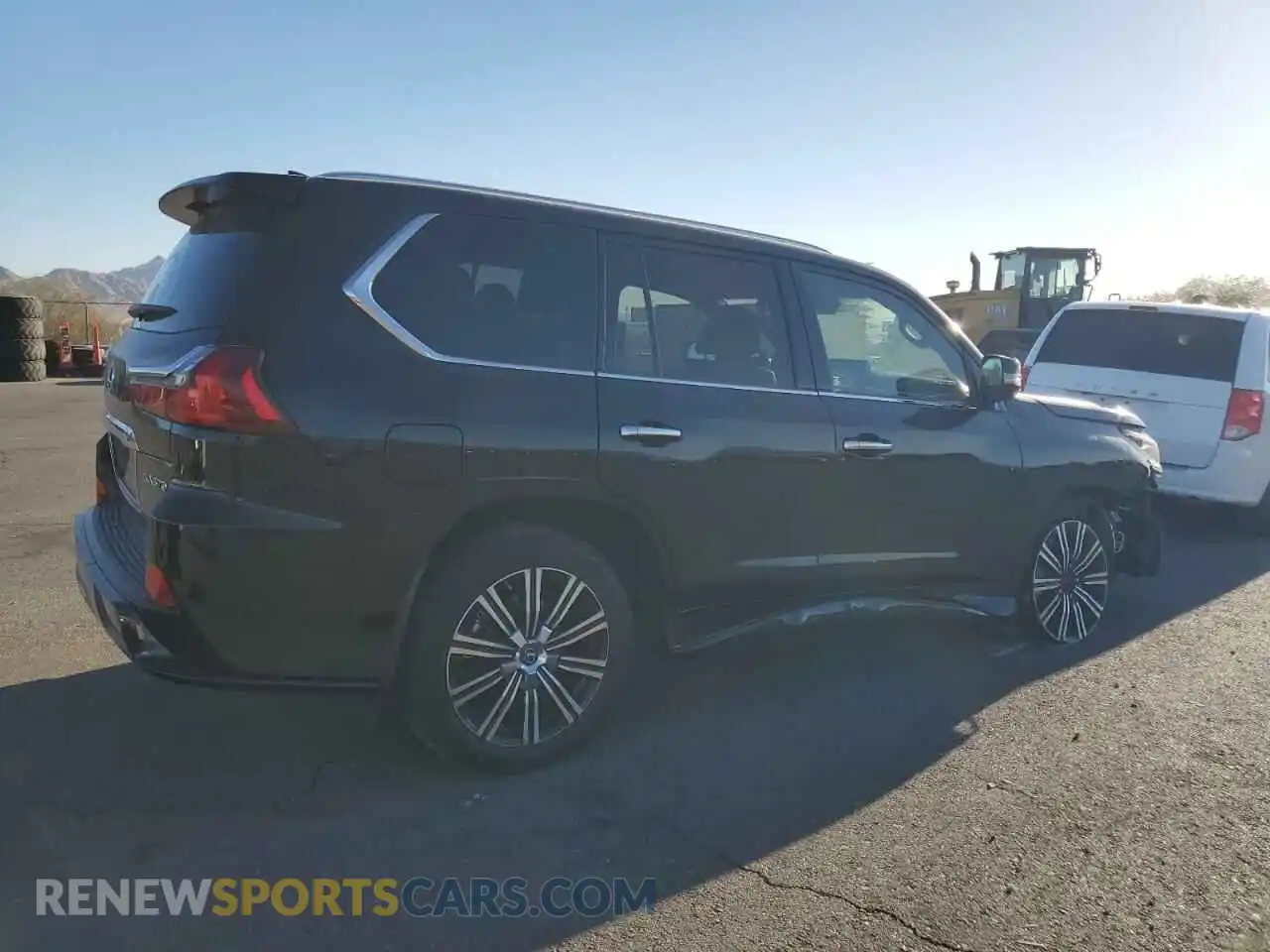 3 Photograph of a damaged car JTJDY7AX1L4332179 LEXUS LX570 2020