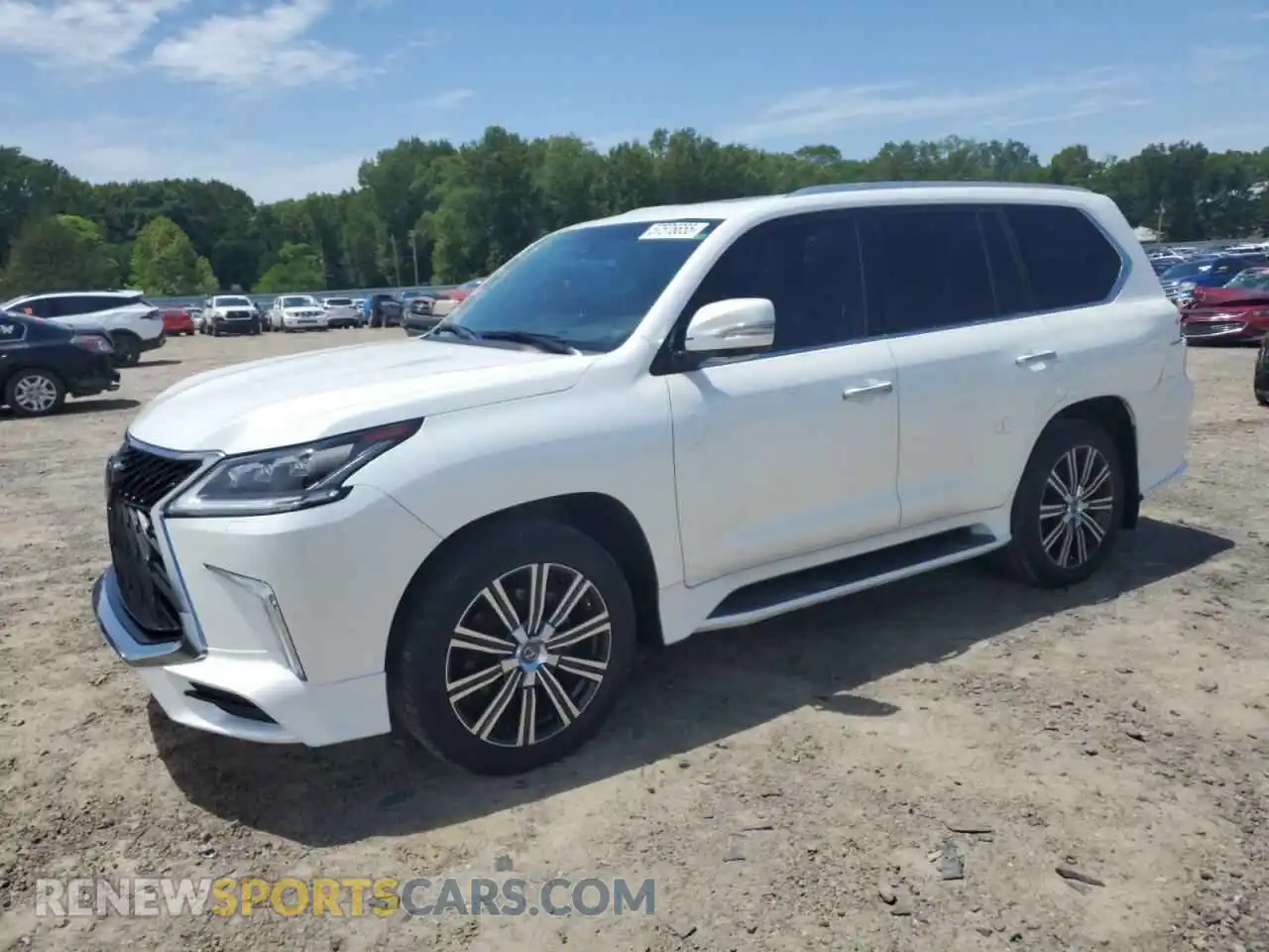 1 fotografías del automóvil dañado JTJDY7AX3L4320650 LEXUS LX570 2020