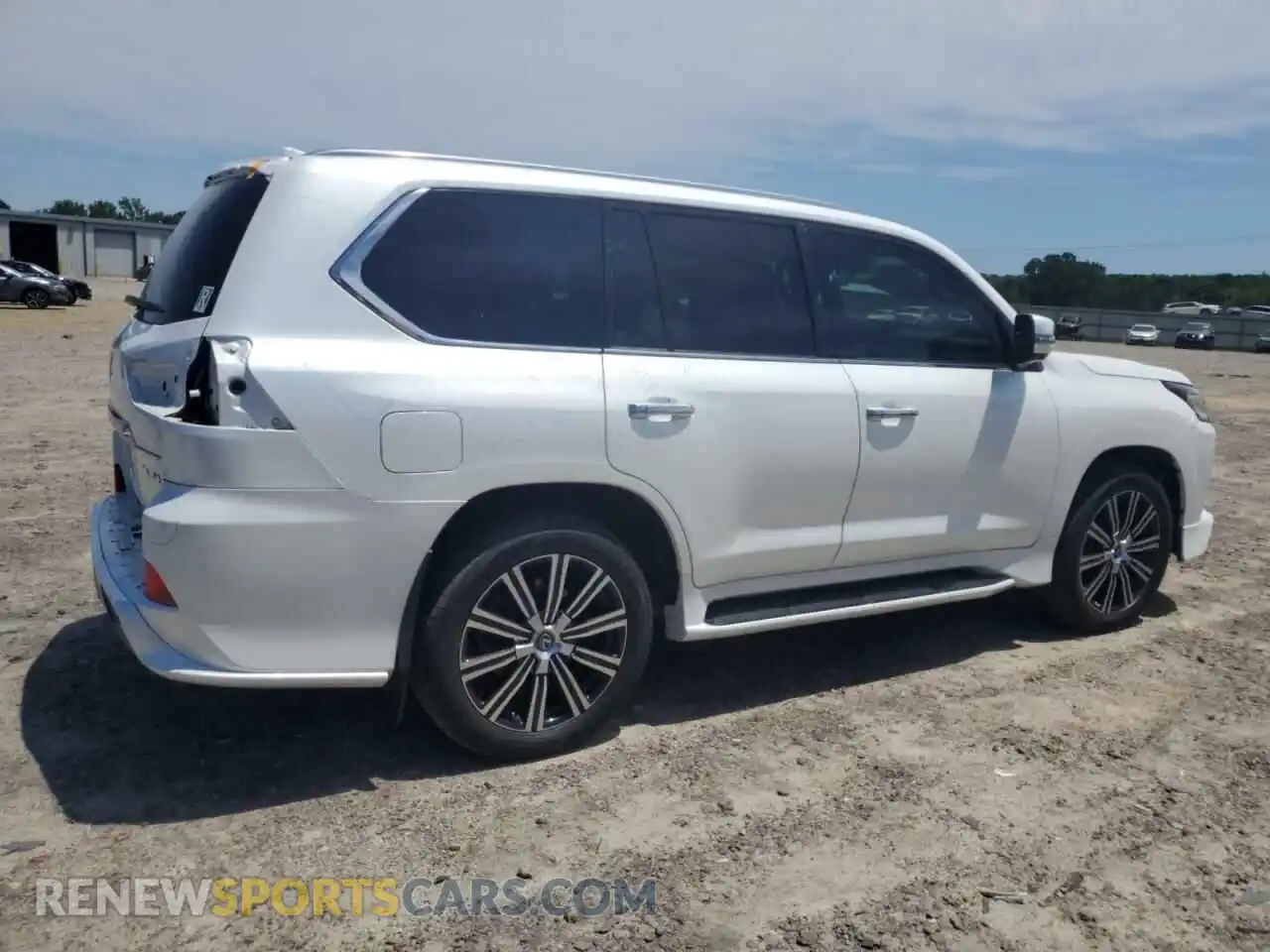 3 fotografías del automóvil dañado JTJDY7AX3L4320650 LEXUS LX570 2020
