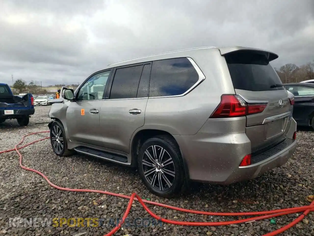 2 Photograph of a damaged car JTJDY7AX5L4314834 LEXUS LX570 2020