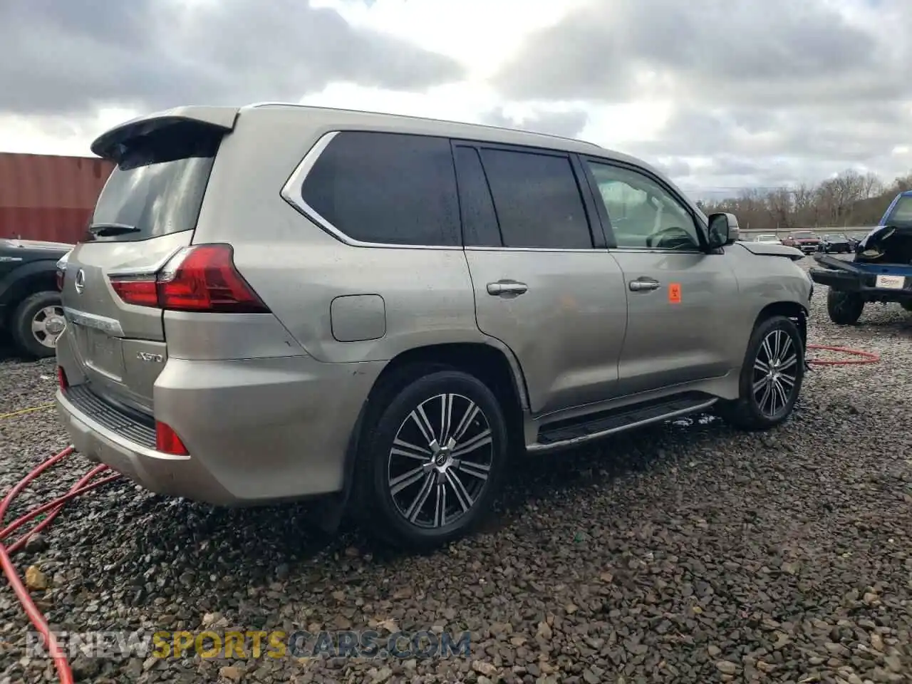 3 Photograph of a damaged car JTJDY7AX5L4314834 LEXUS LX570 2020