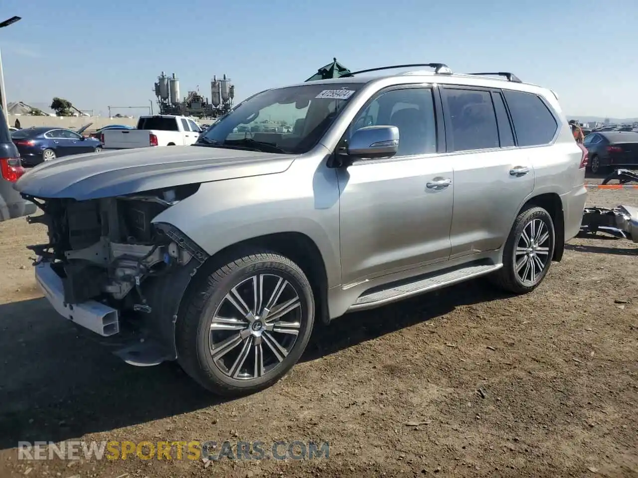 1 Фотография поврежденного автомобиля JTJDY7AX9L4318630 LEXUS LX570 2020