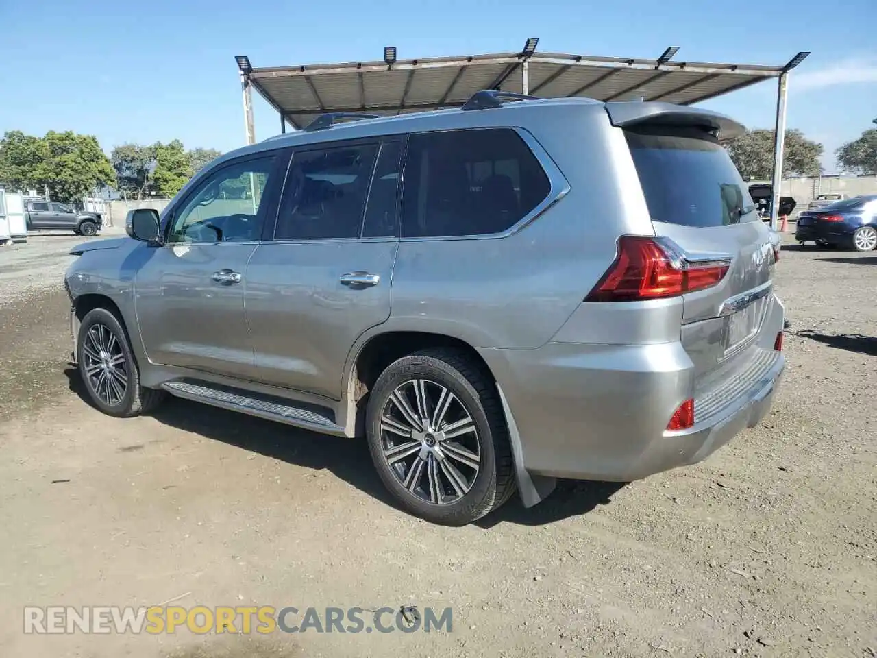 2 Фотография поврежденного автомобиля JTJDY7AX9L4318630 LEXUS LX570 2020