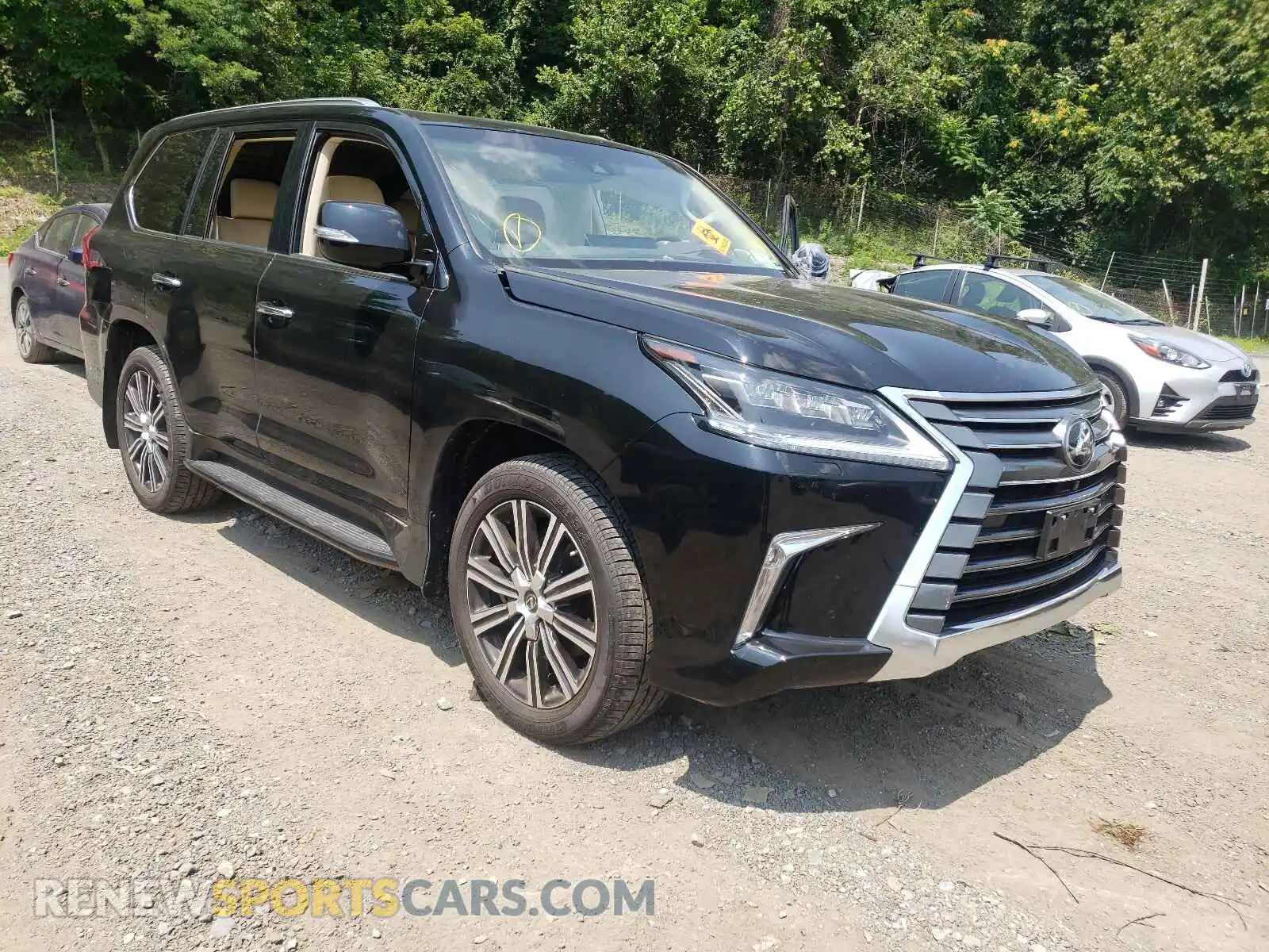 1 fotografías del automóvil dañado JTJFY7AX9L4312965 LEXUS LX570 2020