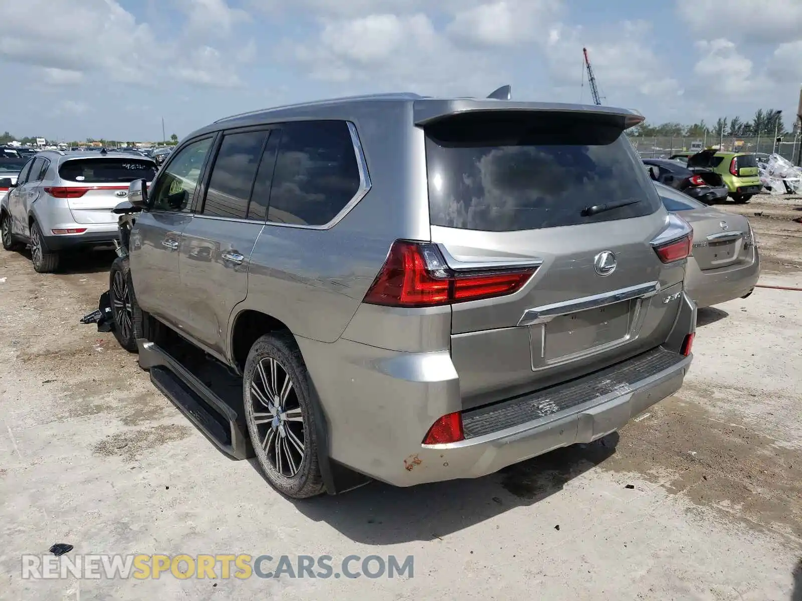 3 Photograph of a damaged car JTJDY7AX1M4348819 LEXUS LX570 2021