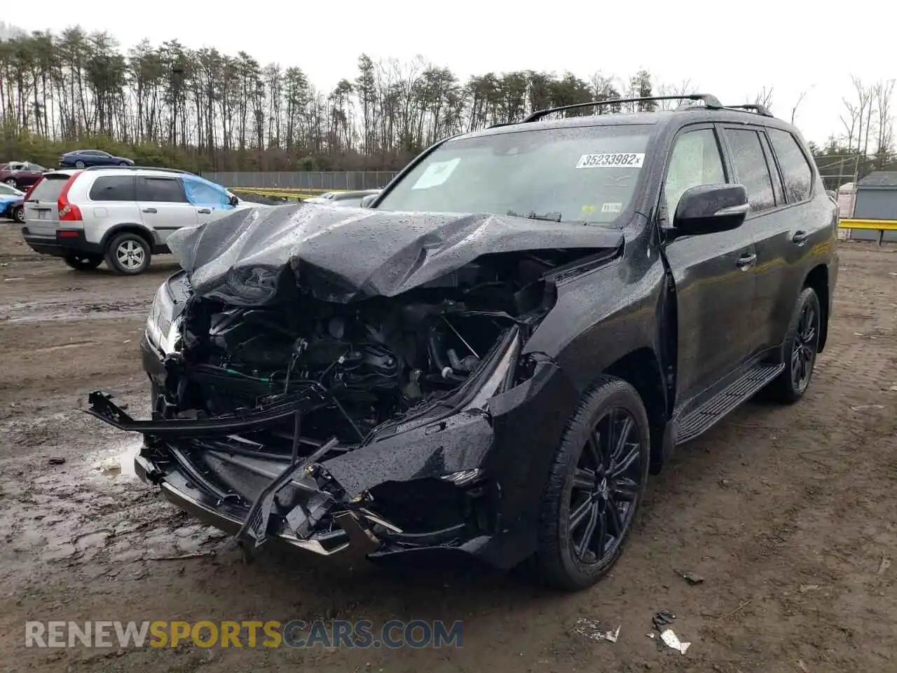 2 Photograph of a damaged car JTJDY7AX2M4335691 LEXUS LX570 2021