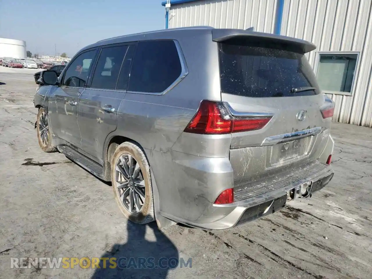 3 Photograph of a damaged car JTJDY7AX3M4344240 LEXUS LX570 2021