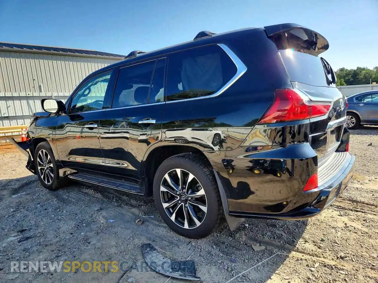 2 Photograph of a damaged car JTJDY7AX4M4353447 LEXUS LX570 2021