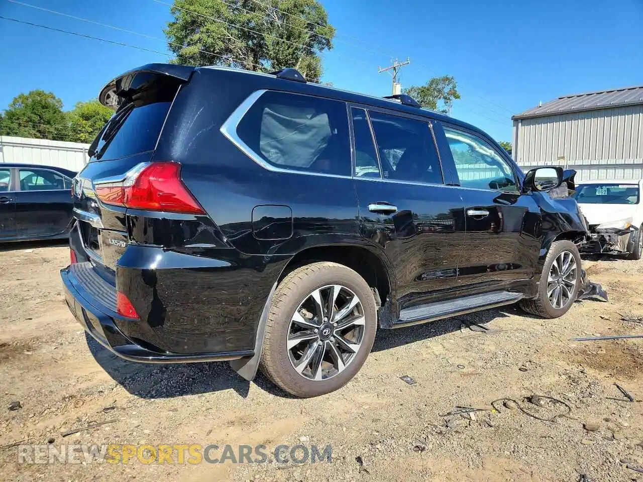 3 Photograph of a damaged car JTJDY7AX4M4353447 LEXUS LX570 2021