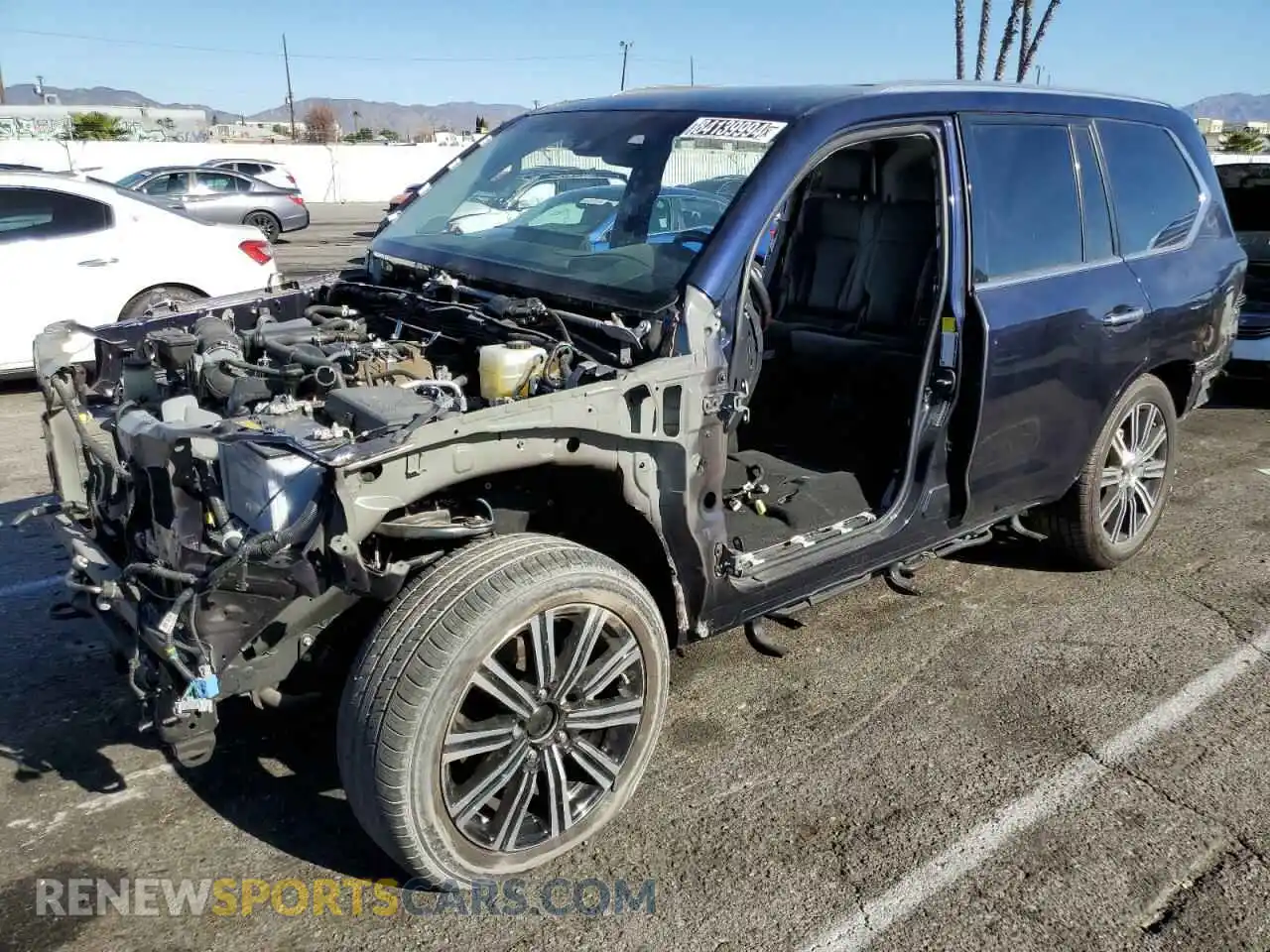 1 Photograph of a damaged car JTJDY7AX5M4339704 LEXUS LX570 2021