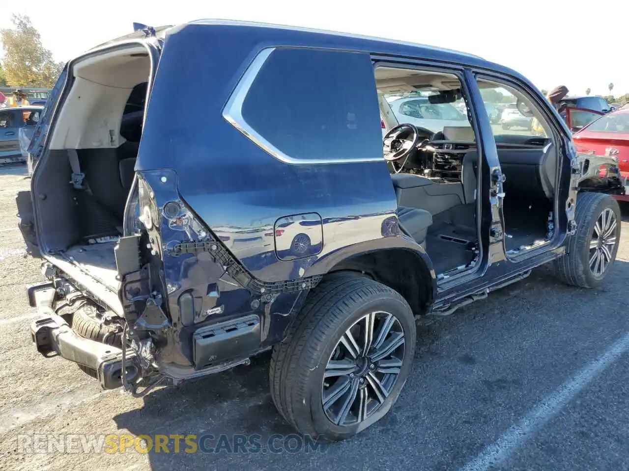 3 Photograph of a damaged car JTJDY7AX5M4339704 LEXUS LX570 2021