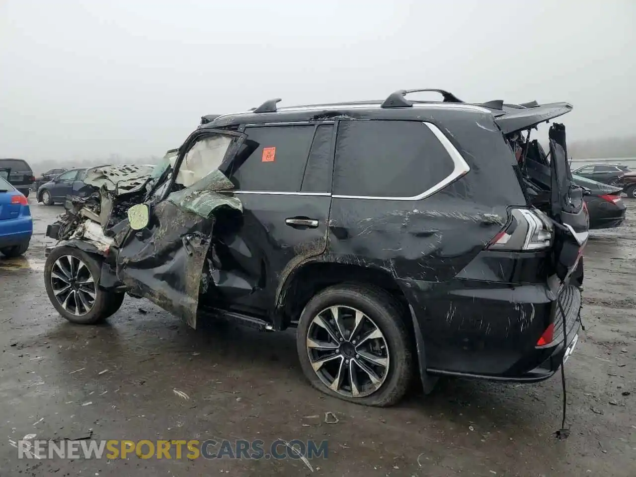 2 Photograph of a damaged car JTJDY7AX5M4346037 LEXUS LX570 2021