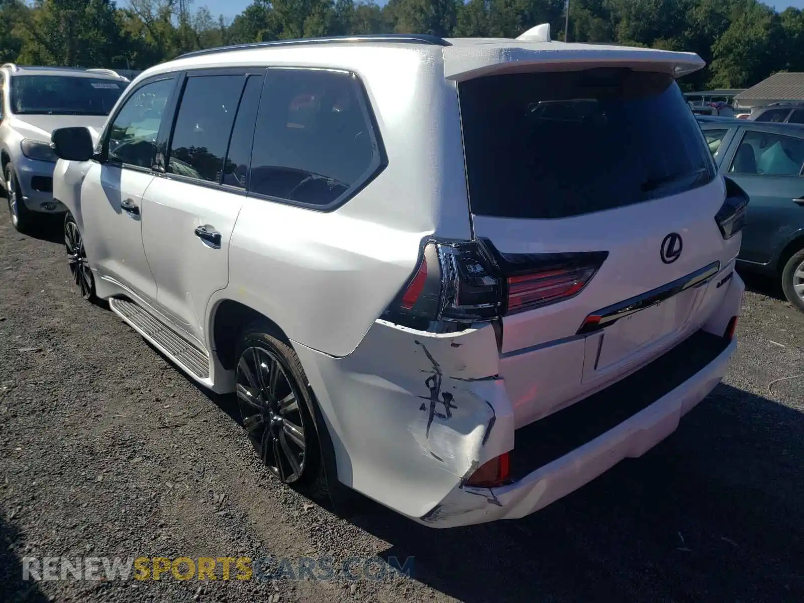 3 Photograph of a damaged car JTJDY7AX6M4334835 LEXUS LX570 2021
