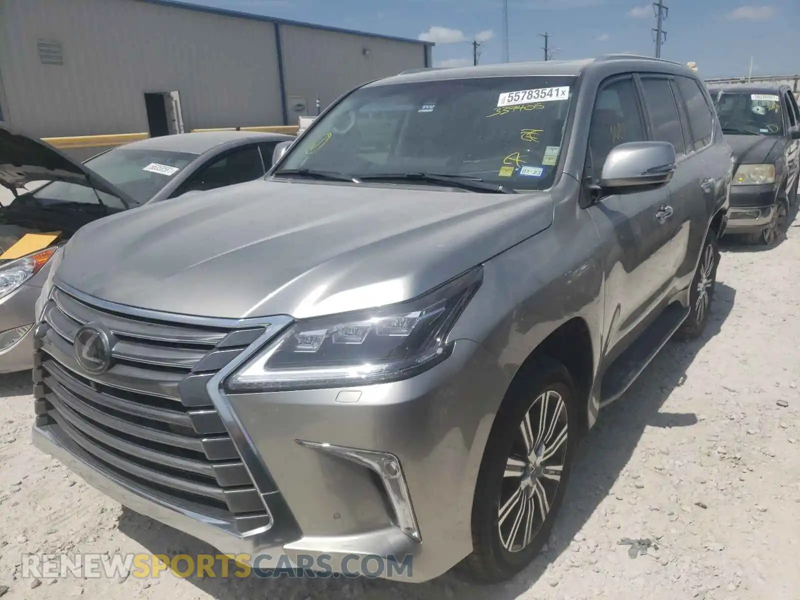 2 Photograph of a damaged car JTJDY7AX6M4339405 LEXUS LX570 2021