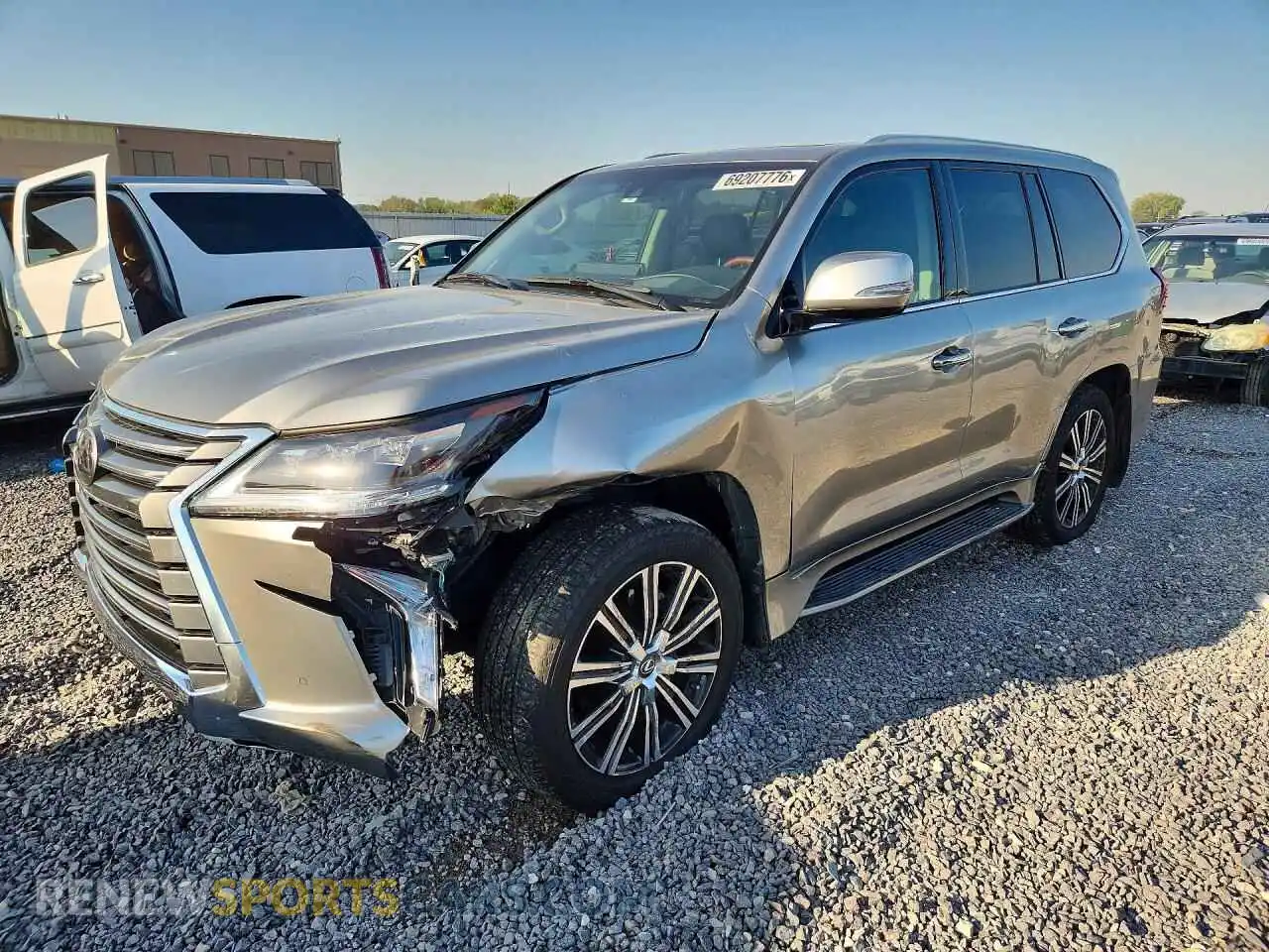 1 Photograph of a damaged car JTJDY7AX6M4340375 LEXUS LX570 2021