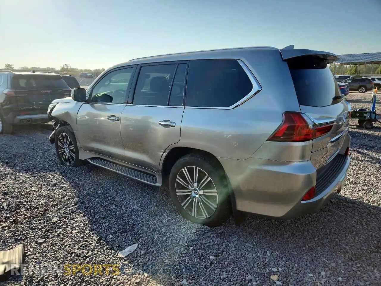 2 Photograph of a damaged car JTJDY7AX6M4340375 LEXUS LX570 2021