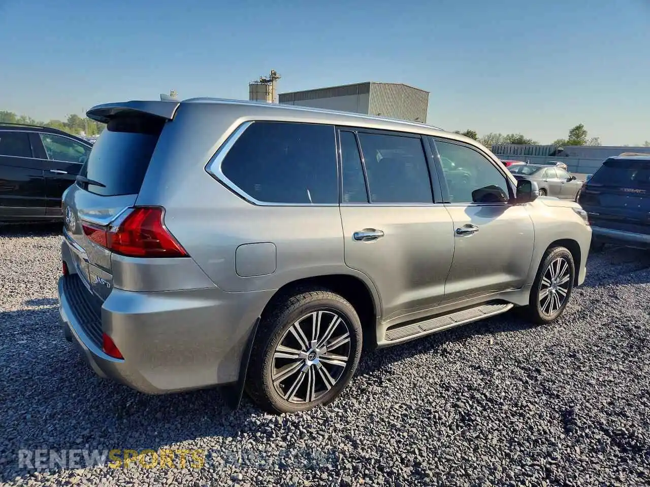 3 Photograph of a damaged car JTJDY7AX6M4340375 LEXUS LX570 2021