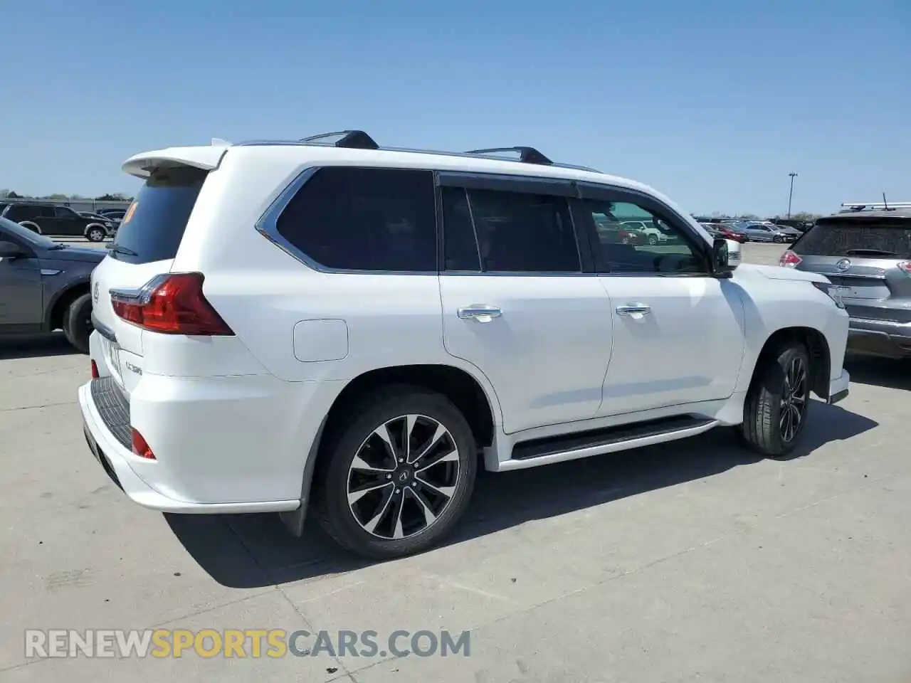 3 Фотография поврежденного автомобиля JTJDY7AX6M4344040 LEXUS LX570 2021