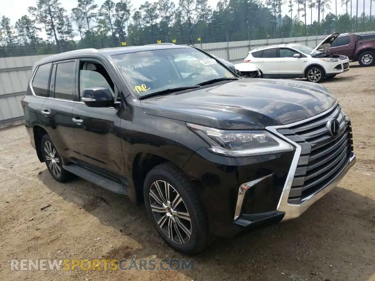 1 Photograph of a damaged car JTJDY7AX9M4334439 LEXUS LX570 2021