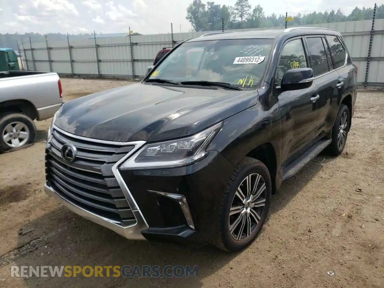 2 Photograph of a damaged car JTJDY7AX9M4334439 LEXUS LX570 2021