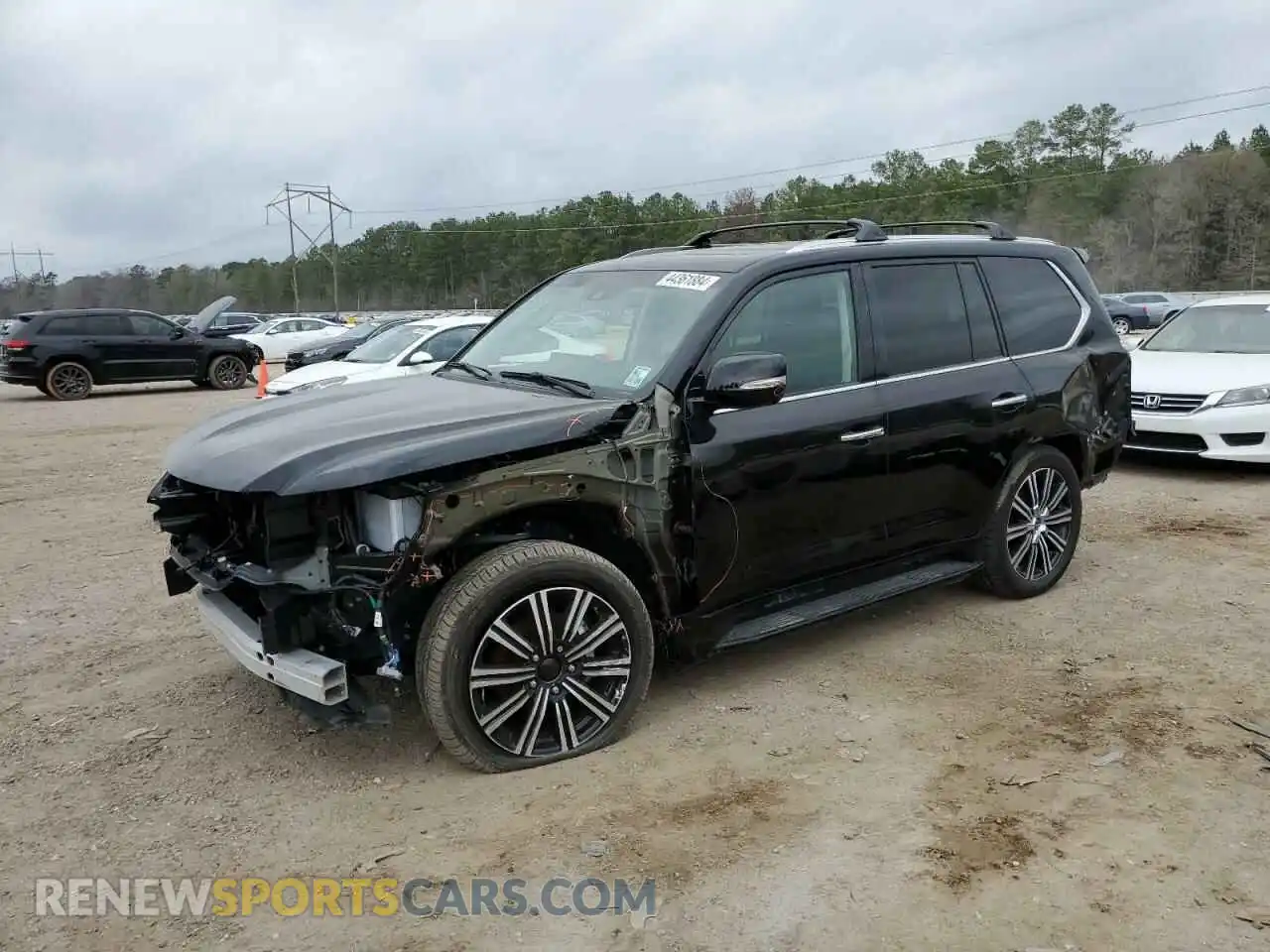 1 Photograph of a damaged car JTJFY7AX9M4340637 LEXUS LX570 2021