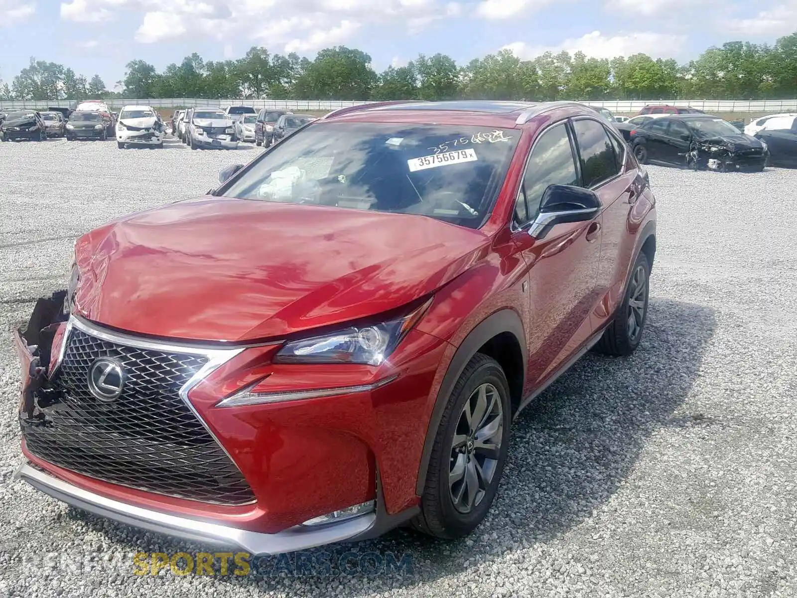 2 Photograph of a damaged car JTJBARBZ5H2144842 LEXUS NX 200T 2017