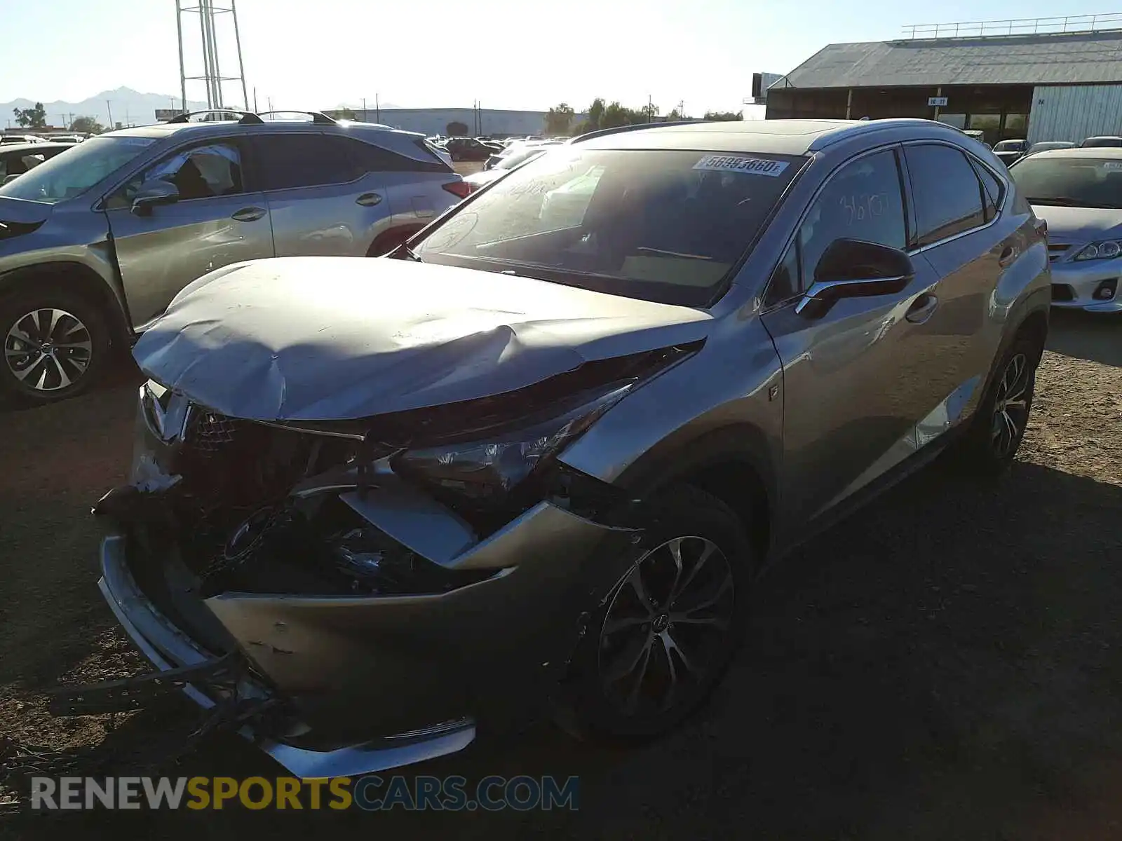 2 Photograph of a damaged car JTJBARBZ2H2125696 LEXUS NX 200T BA 2017