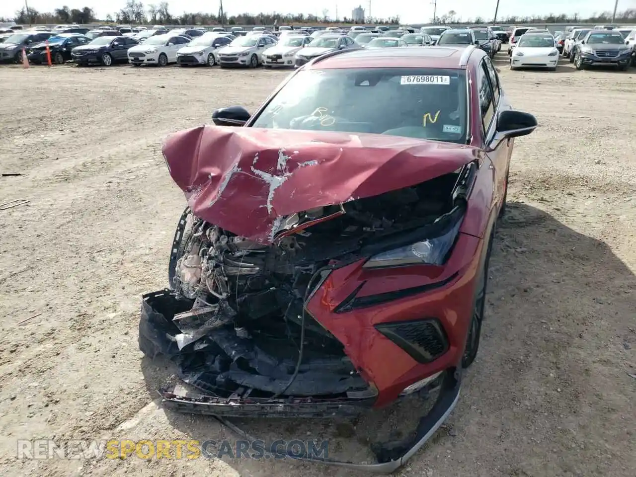 2 Photograph of a damaged car JTJYARBZXJ2098277 LEXUS NX 2018