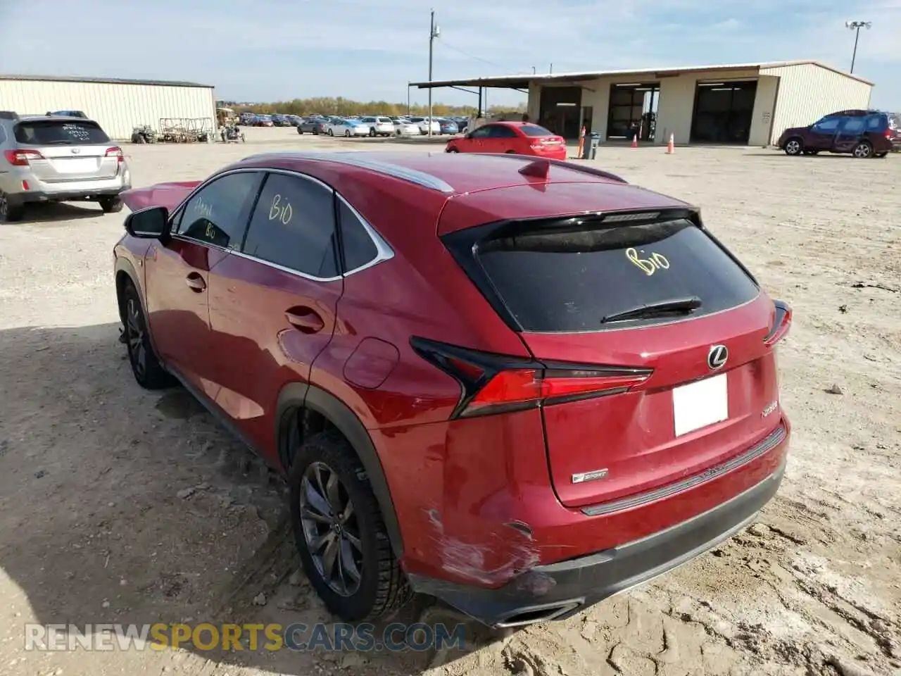 3 Photograph of a damaged car JTJYARBZXJ2098277 LEXUS NX 2018