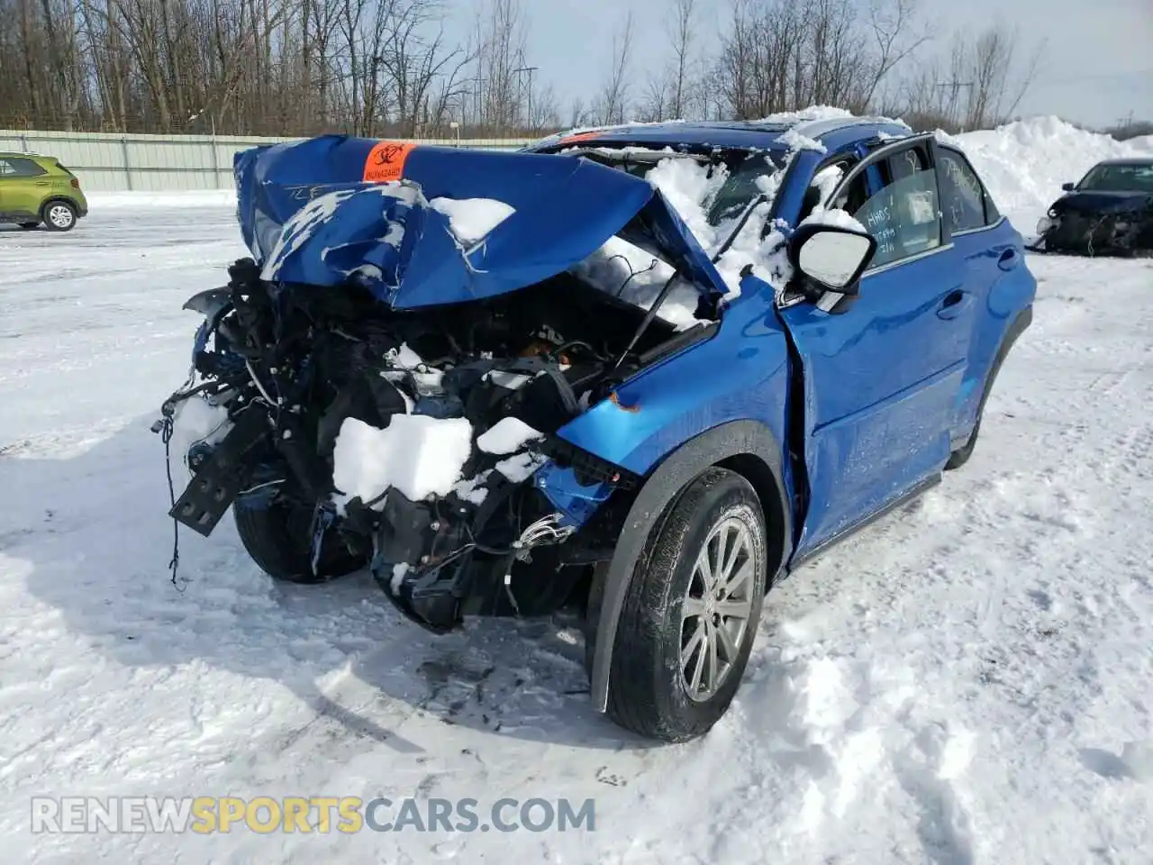 2 Photograph of a damaged car JTJBARBZ0K2186875 LEXUS NX 2019
