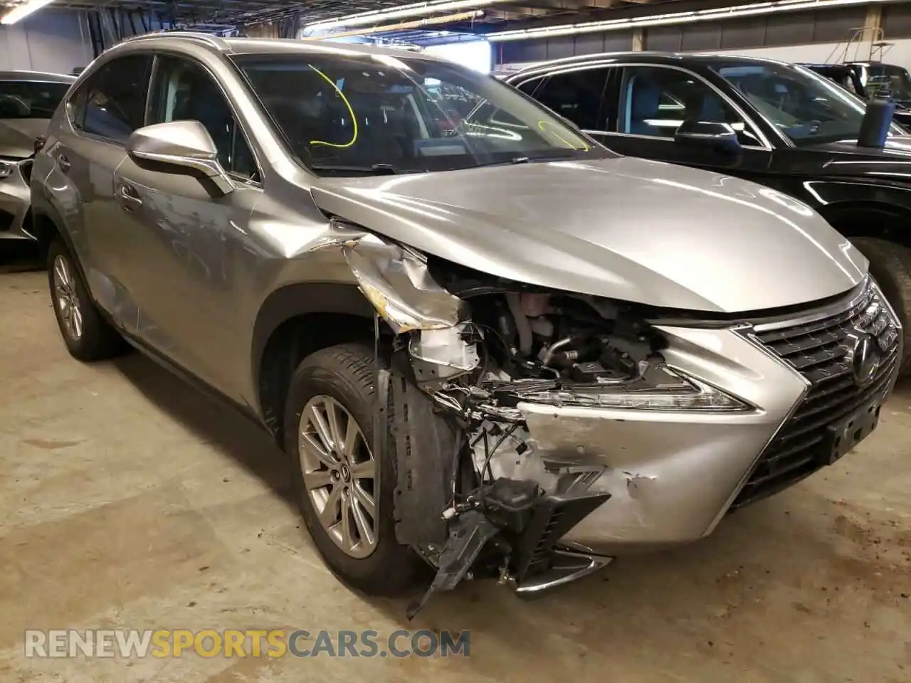 1 Photograph of a damaged car JTJBARBZ0K2190666 LEXUS NX 2019