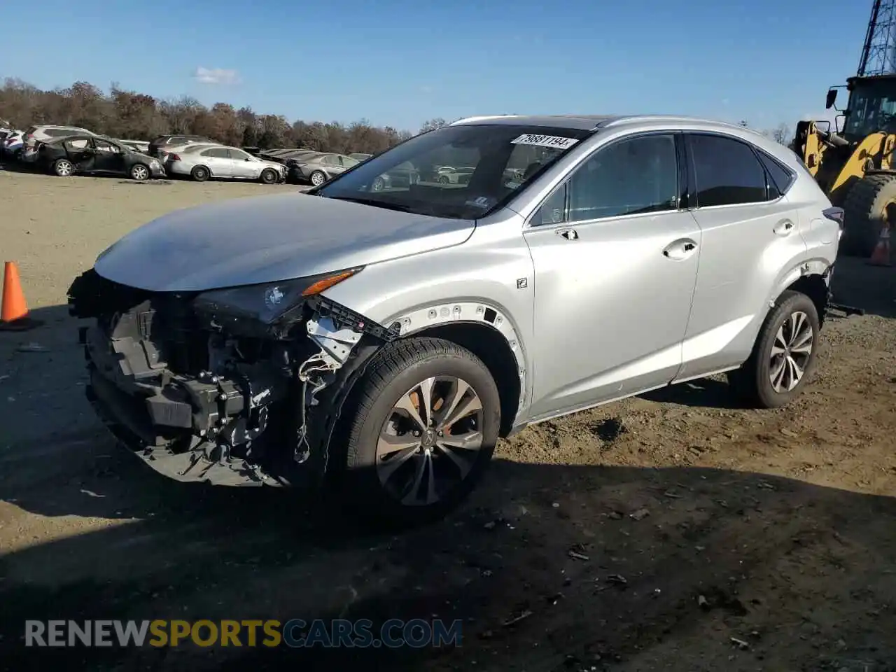 1 Photograph of a damaged car JTJBARBZ0K2202394 LEXUS NX 2019