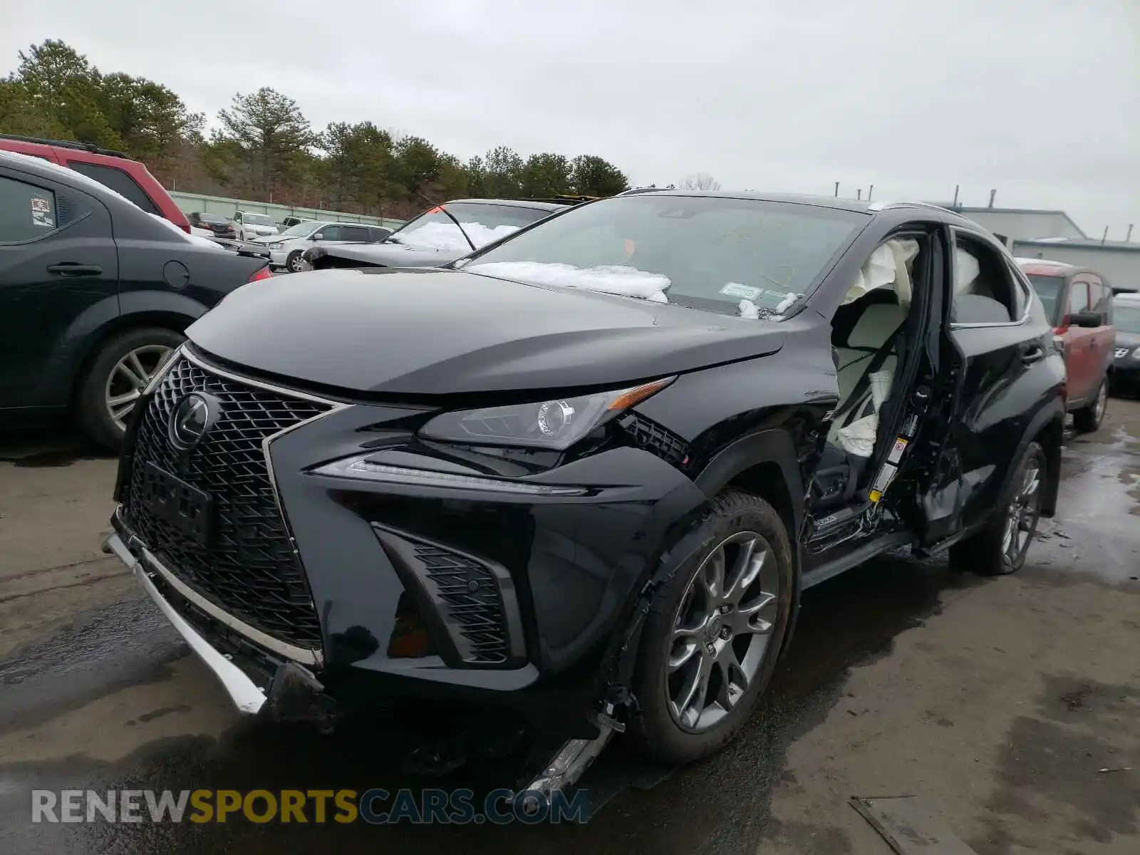 2 Photograph of a damaged car JTJBARBZ0K2211967 LEXUS NX 2019