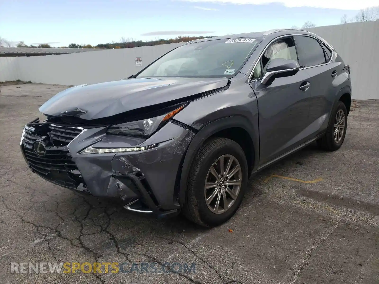 2 Photograph of a damaged car JTJBARBZ0K2216568 LEXUS NX 2019