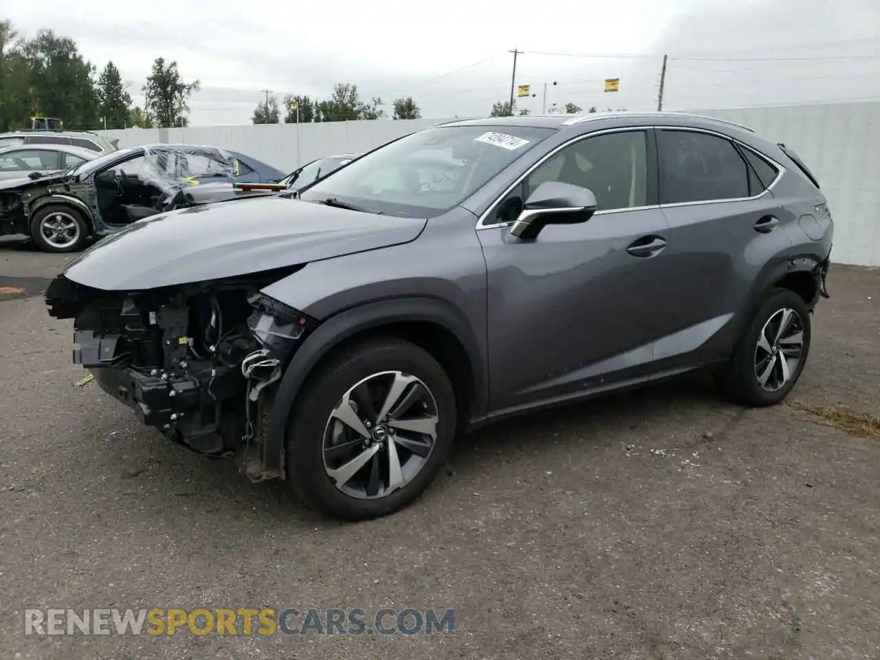 1 Photograph of a damaged car JTJBARBZ1K2183208 LEXUS NX 2019